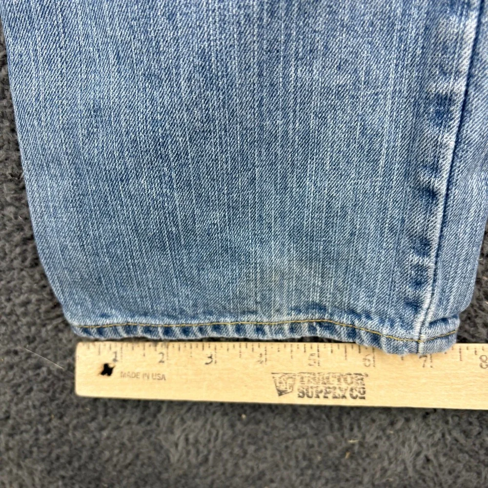 Polo Ralph Lauren Kids Size 8‎ Blue Denim Jeans Straight Leg Faded Distressed